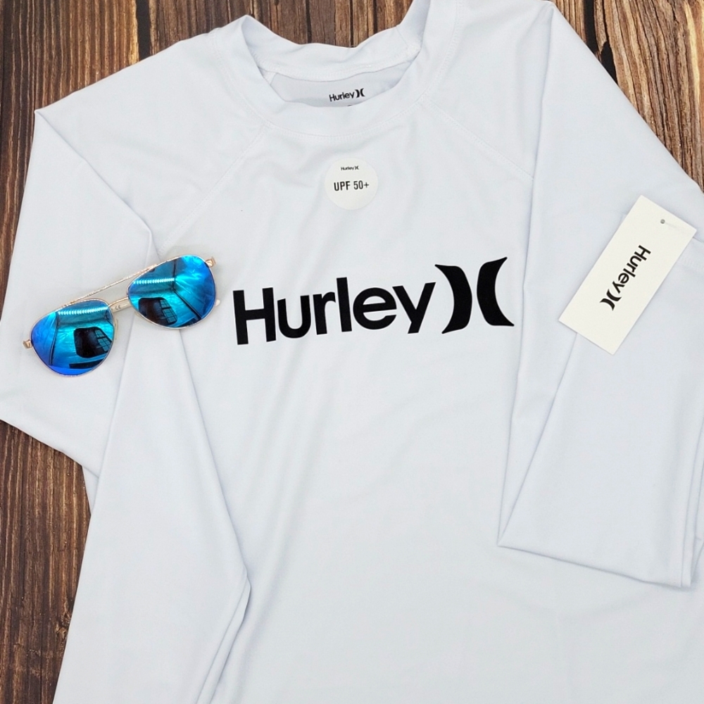 NWT, Women's Hurley UPF 50+, Size Medium, Swim Shirt